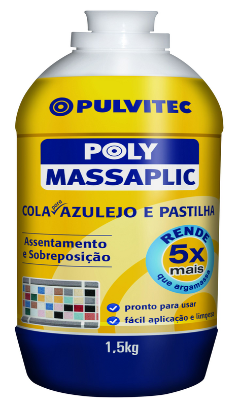 Cola Azulejo 1,5 Kg Massaplic (FA022)