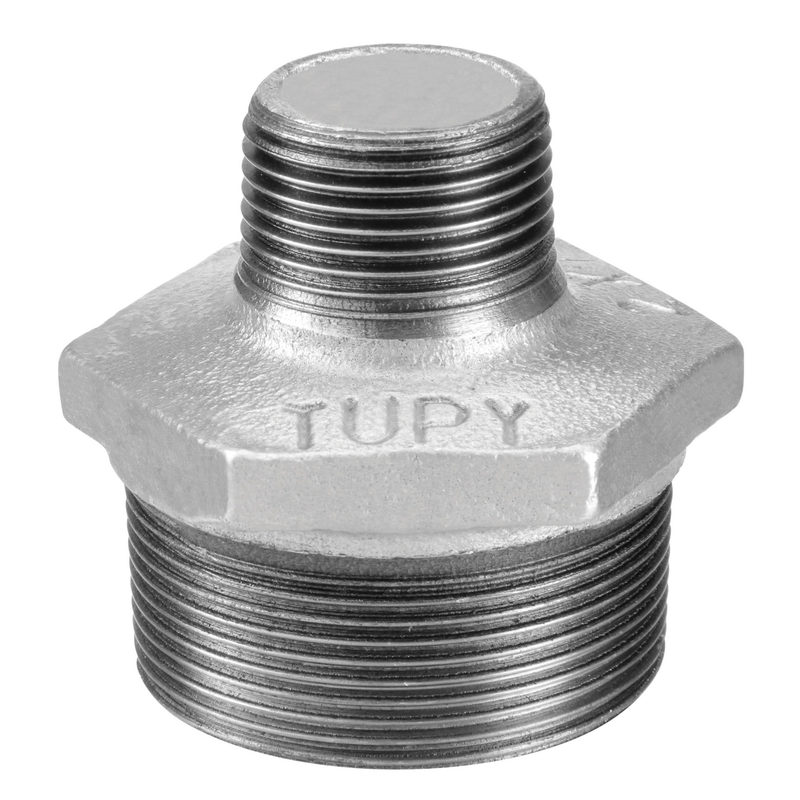 Niple Duplo Reducao Galvanizado 1/2"x1/4" (123902533)