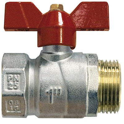 Registro Esf Alu Borb 3/4" Reri Comdpl Vermelho Emmeti (8367R005)