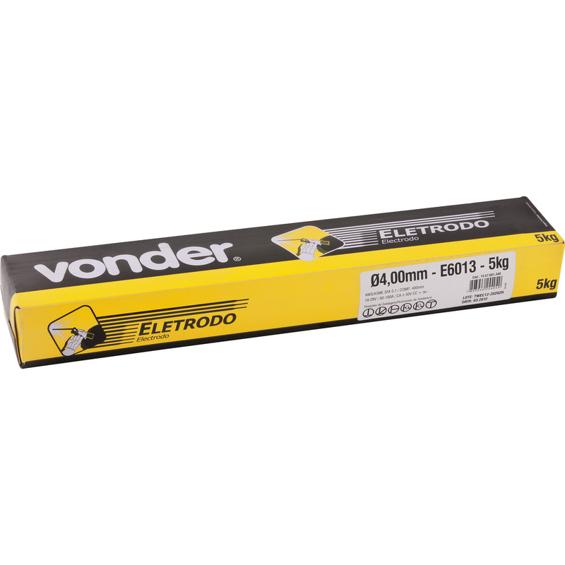 Eletrodo 6013 2,50 Mm 5 Kg Vonder (7457601325)