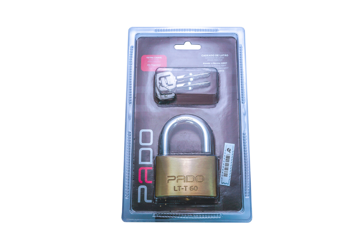 Cadeado Latao Tetra 60 Mm Blist Pado (52018837)