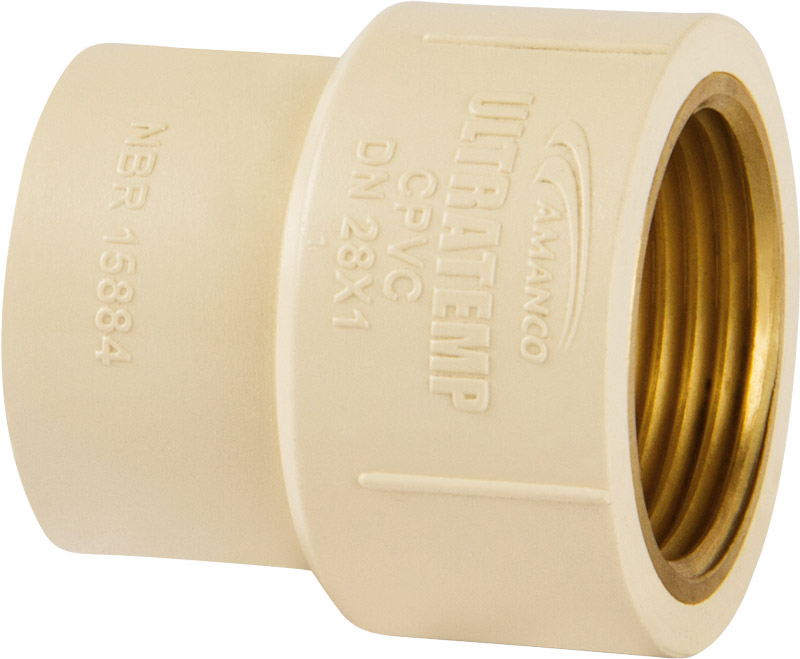 Luva Cpvc Trans Ff 42mmx1.1/2" Iso Amanco (20293)