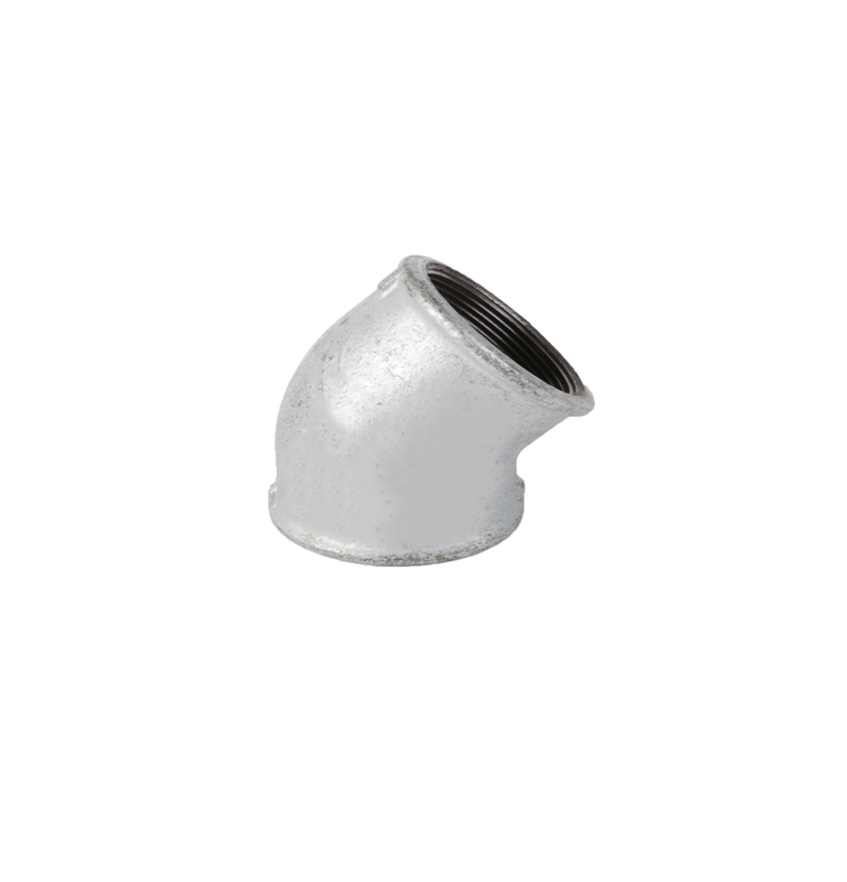 Cotovelo Galvanizado 45 1"