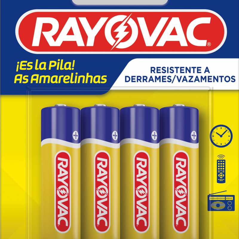Pilha Amarelinha Aa Peq Com4pc (10842)