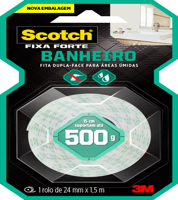 Fita D Face Banhe 24mmx1,5mt Fixa Forte (HB004488316)