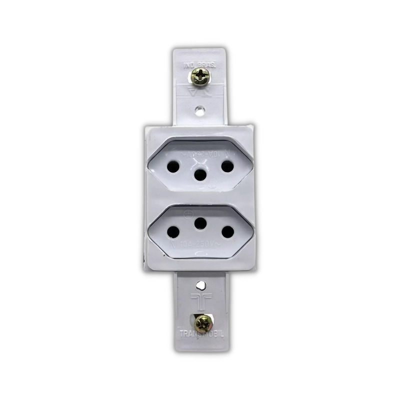 Tomada Cond Quad Dupl Sempl 2p+t 20a Br (14.054)