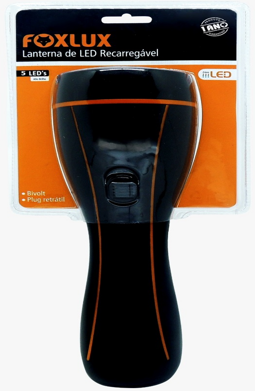 Lanterna 05 Leds Recarregavel (44.06)