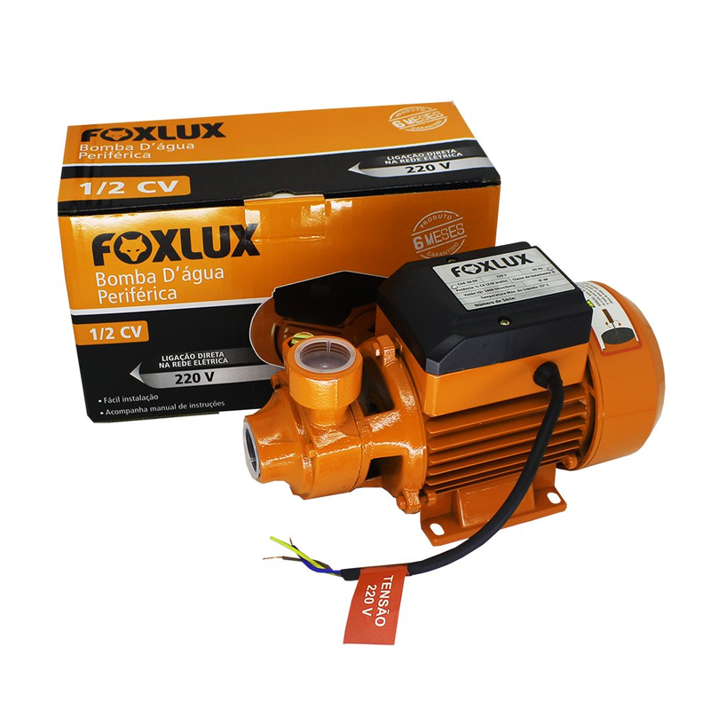 Bomba Perif 1/2cv 370 W 220 V Foxlux (64.04)