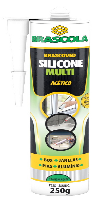 Silicone Acetico Incolor 250gr Multiuso (3020037)