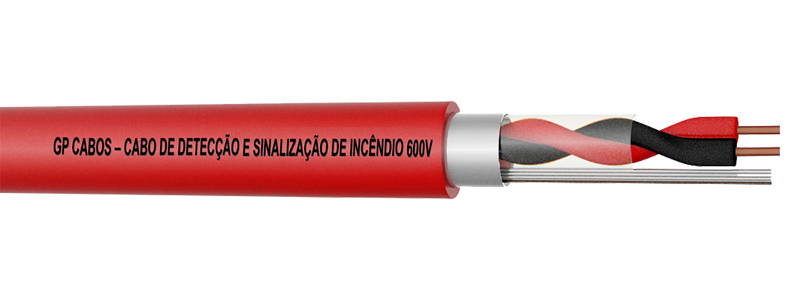 Cabo Deteccao de Incendio 3x1,50 600 V Vermelho (210901789)