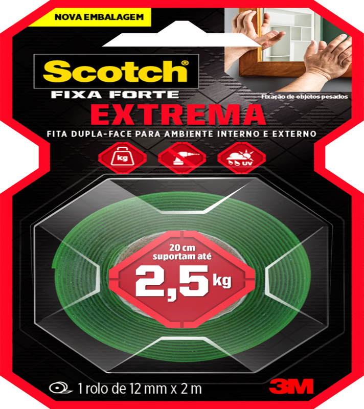 Fita D Face Extreme 12mmx2mt Scotch (HB004750087)