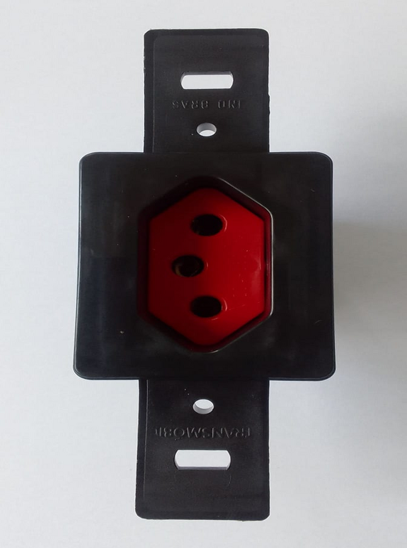 Tomada Cond Quad 2p+t Sempl 20a Semhast Vermelho (24.087)