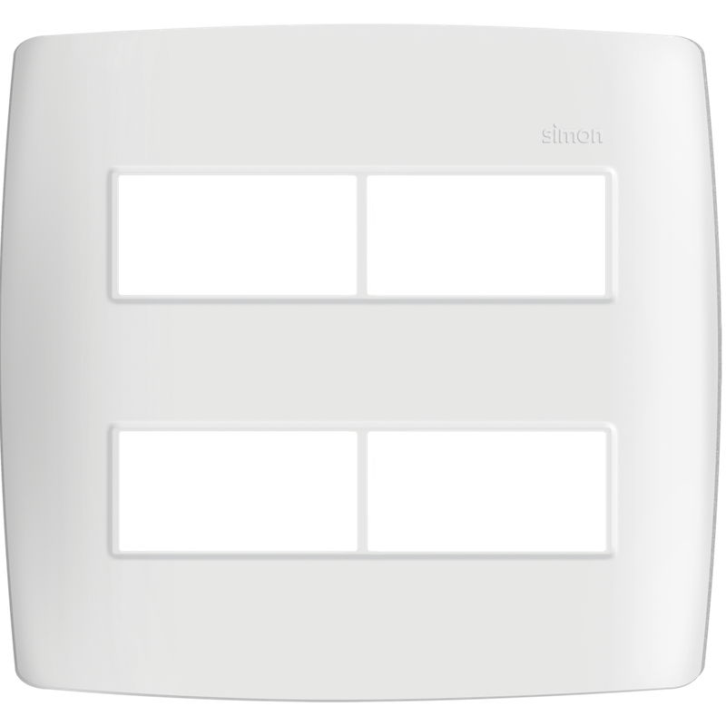 30 Placa 4x4 4mod Comsuporte Simon (30912-50)