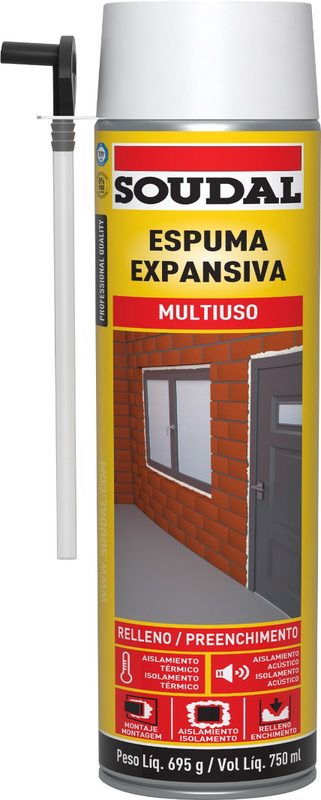 Espuma Expansiva Pu 750ml 695gr (119575)
