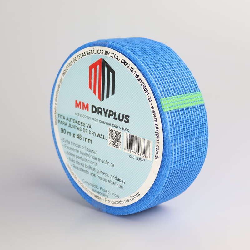 Fita Telada Paragesso/drywall 48mmx90mt Azul (30677)