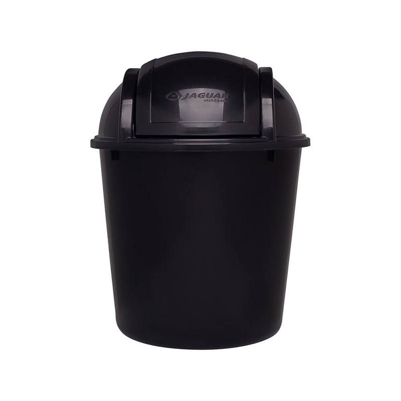 Lixeira Plast Basculante 5,5lt Basic Pt (3064)