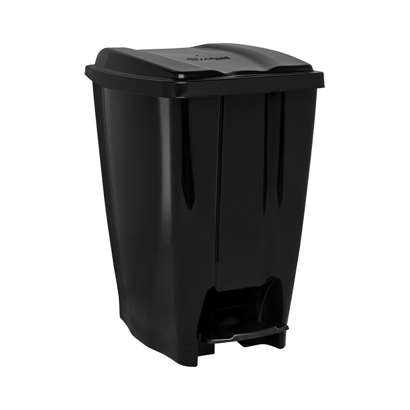 Lixeira Plast Compedal 40lt Pt (3074)