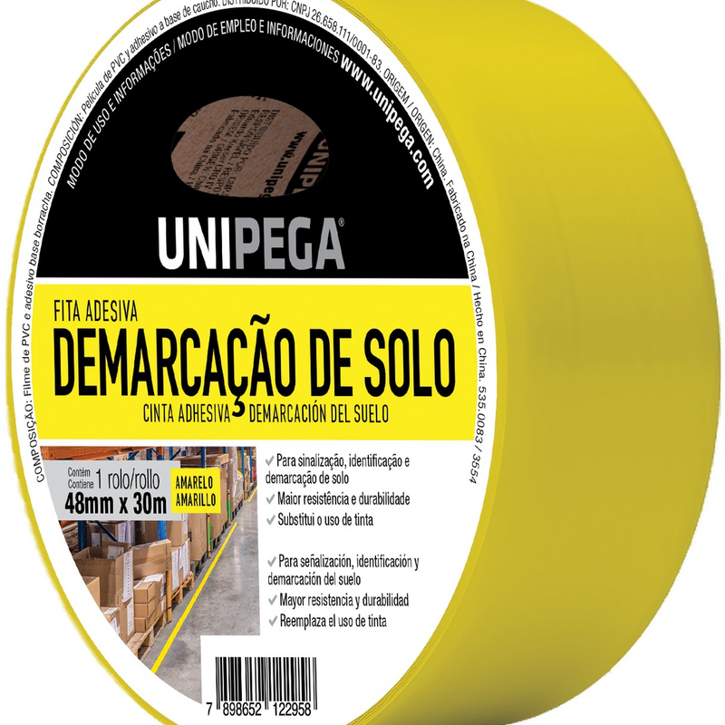 Fita Demarcacao Solo 48mmx30mt Amarelo (AES0535.0083)