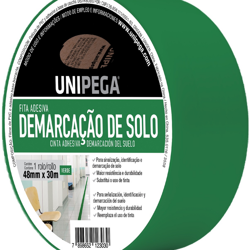 Fita Demarcacao Solo 48mmx30mt Verde (AES0535.0116)