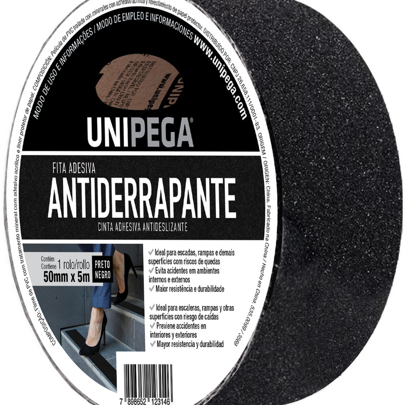Fita Anti Derrap 50mmx05mt Pt (AES0535.0099)