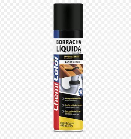 Borracha Liquida 400ml Preta (0680531)