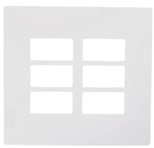 I9 Placa Br 4x4 6mod Comsuporte (97090)