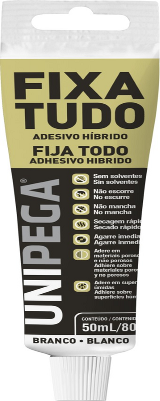 Adesivo Fixa Tudo Branco 400gr (AES0512.0156)