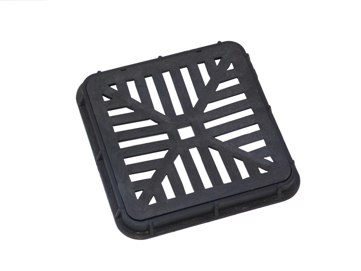 GRELHA PVC C/ARO 25X25CM REF