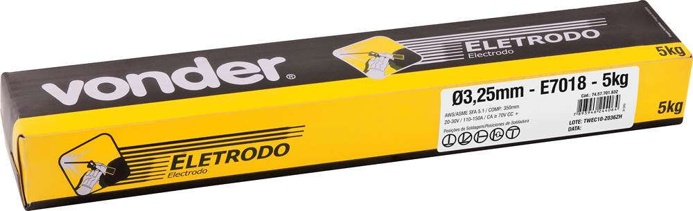 ELETRODO 7018  4,00MM 5KG 