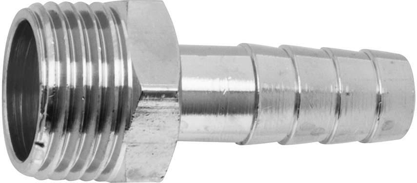 ADAPT MACHO P/INST GAS 1/2X3/8" NIQ RETO